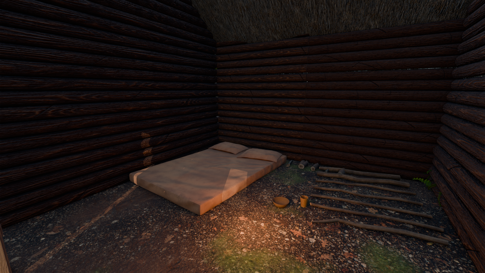 Interior — poor hovel